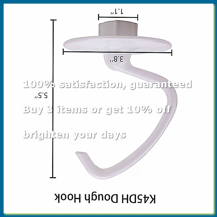 Kitchenaid Mixer Hand Mixer - K45DH 반죽 훅, K45B 코팅 플랫