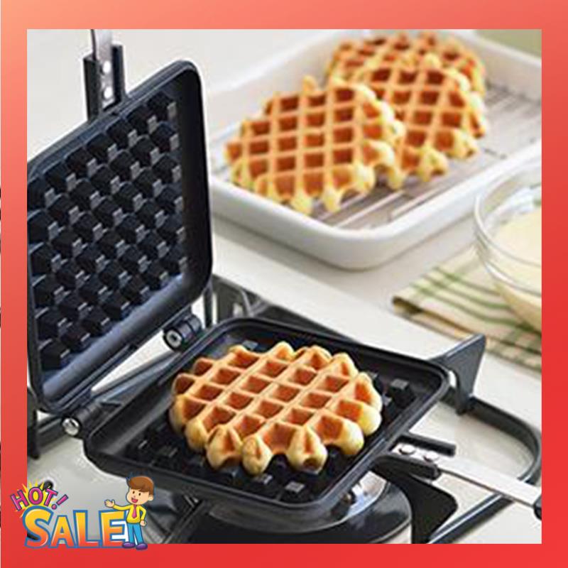 Waffle Iron Belgian - ABCL 1 조각 스토브 탑 와플