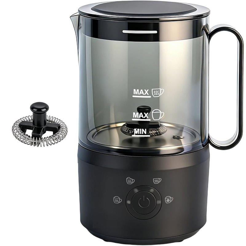 Yogurt Maker Electric - AC39-밀크 프로더, 4-In-1 전기 우유 스티머(10Oz/300Ml),