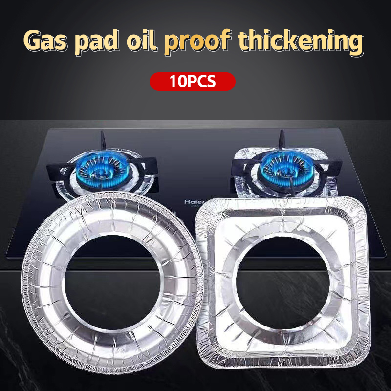 Kitchen Appliances Gas Stove - 10 개/대 두꺼운 알루미늄 호일 커버