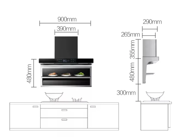 도매가 에너지 효율 가전 주방 대형 흡입 상단 측면 이 - Kitchen Appliances Wholesale 리뷰 및 가격