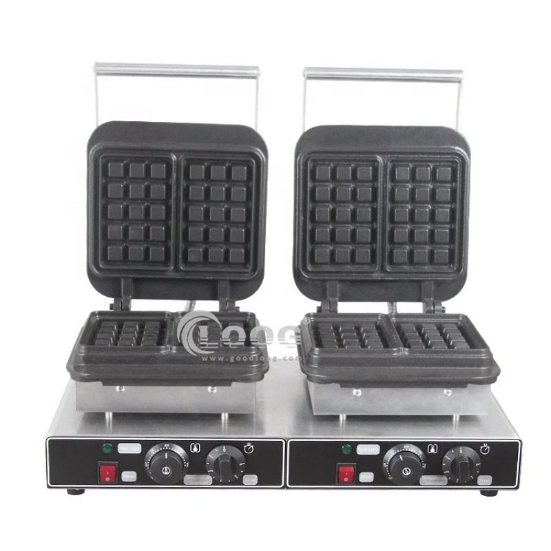 고효율 스낵 식품 기계 스테인리스 스틸 바디 주철 플레 - Waffle Iron Belgian 리뷰 및 가격