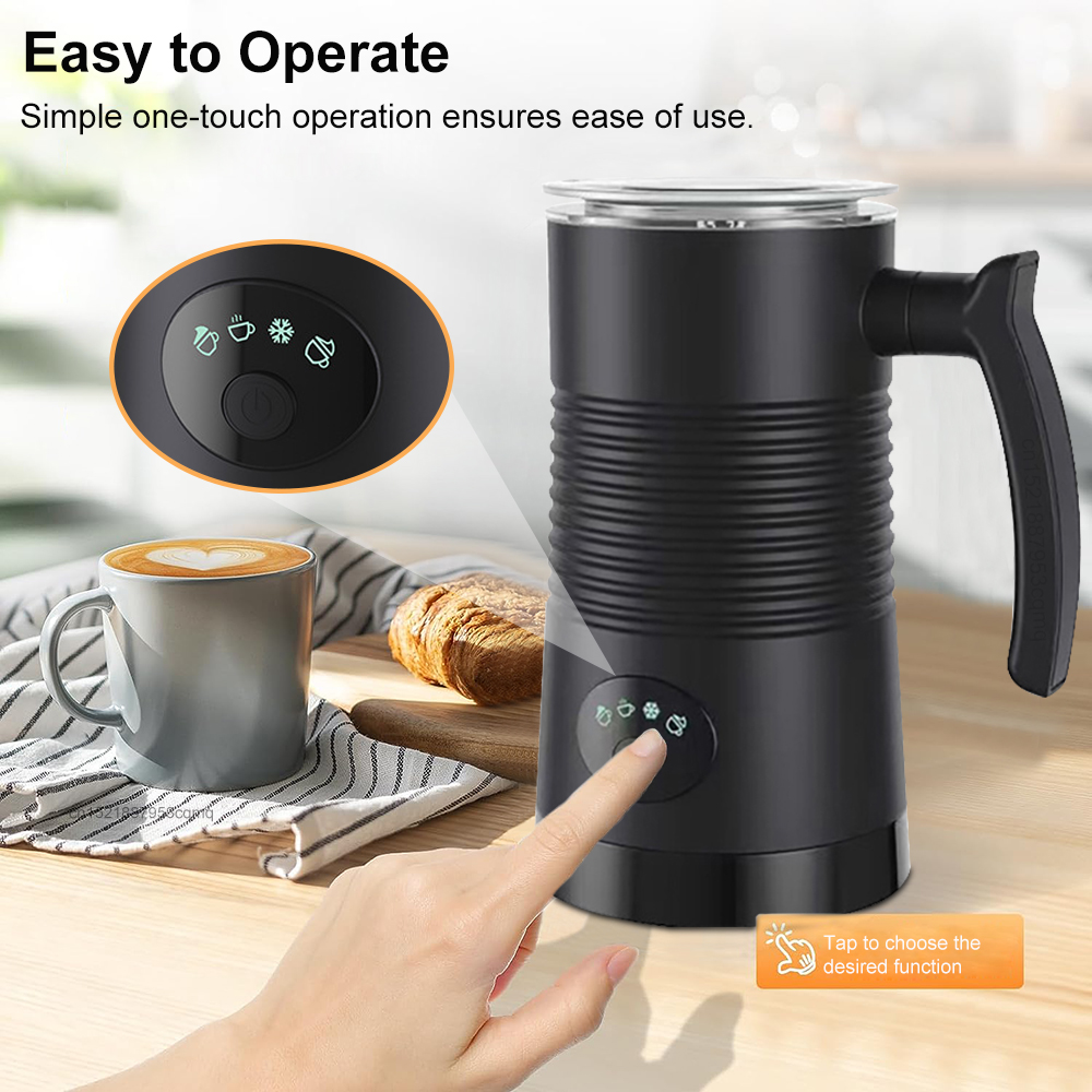 커피 카푸치노 라떼용 전기 우유 거품기, 4 in 1, - Yogurt Maker Electric 리뷰 및 가격