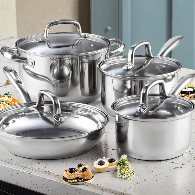 8종 고품질 스테인리스 스틸 조리기구 세트, 냄비, 스 - Kitchen Appliances Luxury 리뷰 및 가격