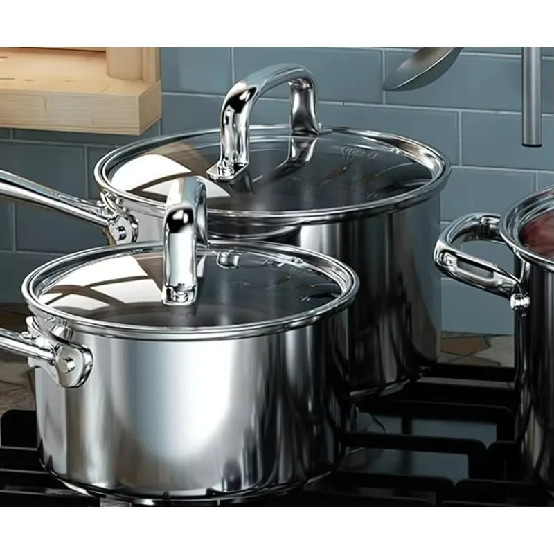 8종 고품질 스테인리스 스틸 조리기구 세트, 냄비, 스 - Kitchen Appliances Luxury 리뷰 및 가격