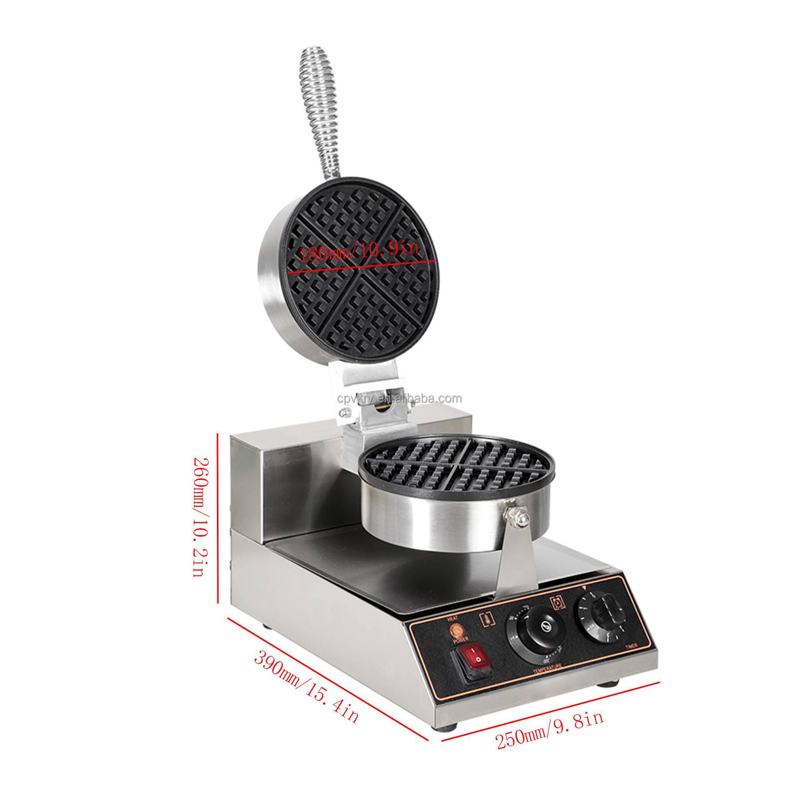 CPVKRY 4슬라이스 회전식 벨기에 와플 메이커 11 - Waffle Iron Belgian 리뷰 및 가격