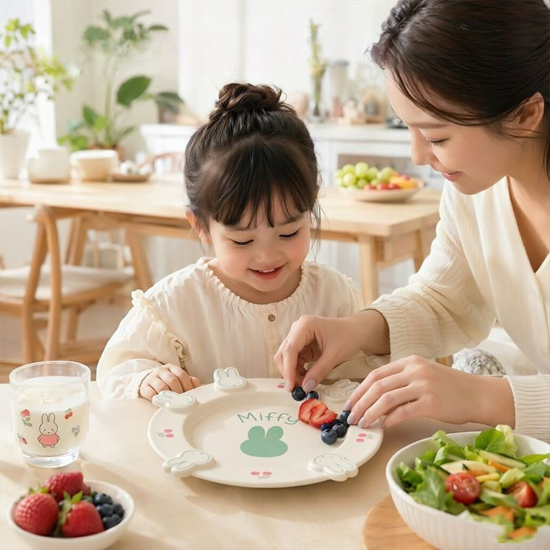 애니메이션 미피 디너 접시 세라믹 주방용품 만화 인기  - Kitchen Appliances Wholesale 리뷰 및 가격