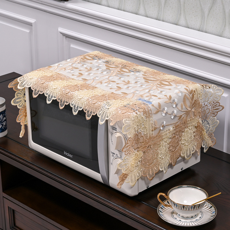 전자레인지 커버 고급 사각형 방진 장식용 주방 기기 커 - Kitchen Appliances Luxury 리뷰 및 가격