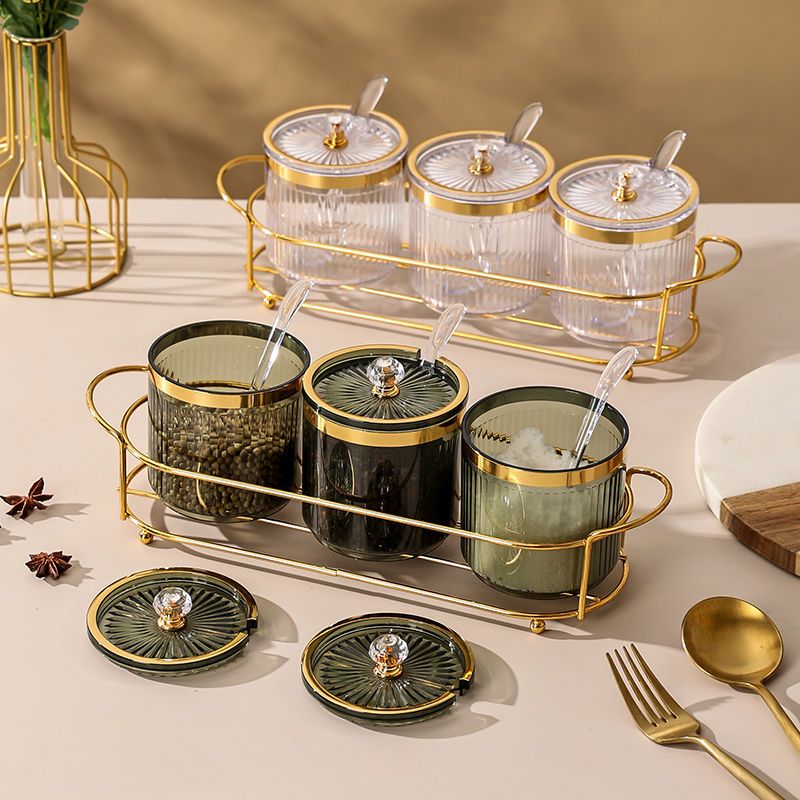 럭셔리 주방 양념 항아리 금속 보관함 봉인 된 설탕 항 - Kitchen Appliances Luxury 리뷰 및 가격