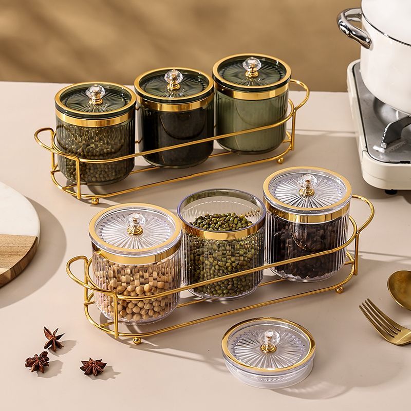 럭셔리 주방 양념 항아리 금속 보관함 봉인 된 설탕 항 - Kitchen Appliances Luxury 리뷰 및 가격
