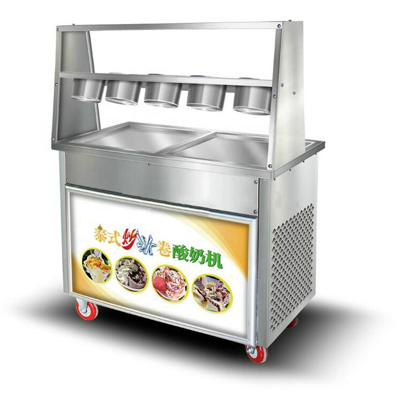 상업용 전기 아이스 롤 메이커 팬 아이스크림 메이커 프 - Yogurt Maker Electric 리뷰 및 가격