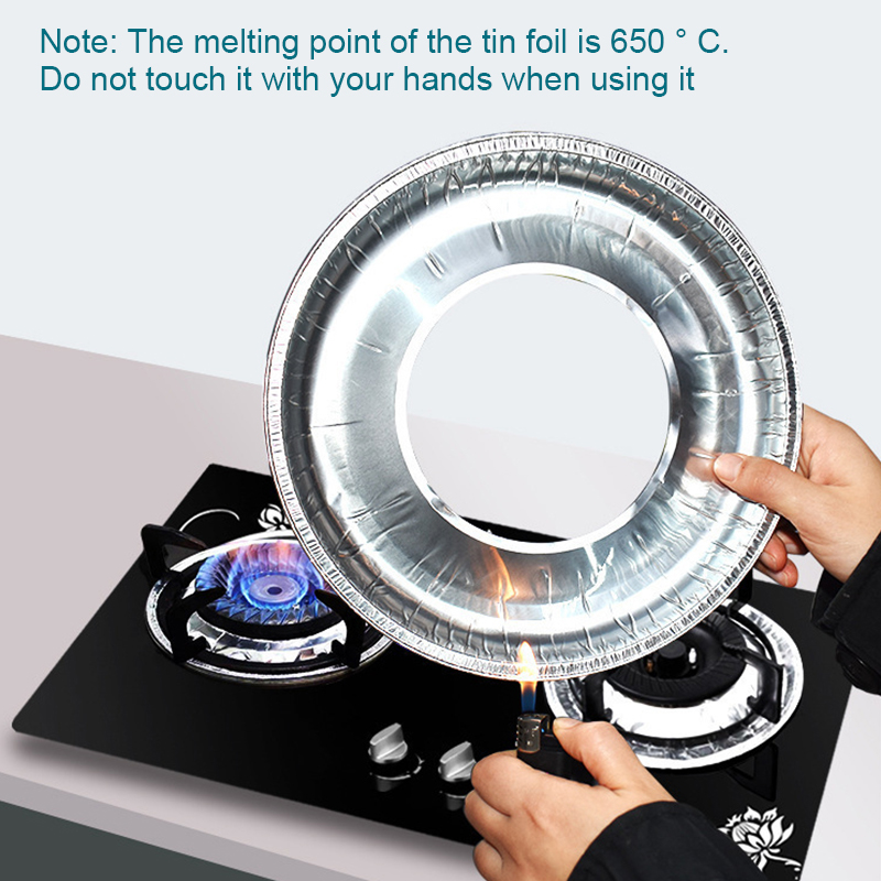 10 개/대 두꺼운 알루미늄 호일 커버 가스 스토브 오 - Kitchen Appliances Gas Stove 리뷰 및 가격