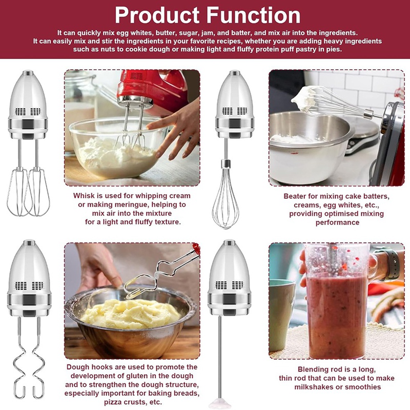 ABKO-핸드 믹서 부착물 비터, 거품기, 블렌딩 막대 - Kitchenaid Mixer Hand Mixer 리뷰 및 가격
