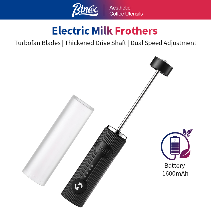 BINCOO 전기 커피 거품기 USB 충전식 2 속도  - Yogurt Maker Electric 리뷰 및 가격